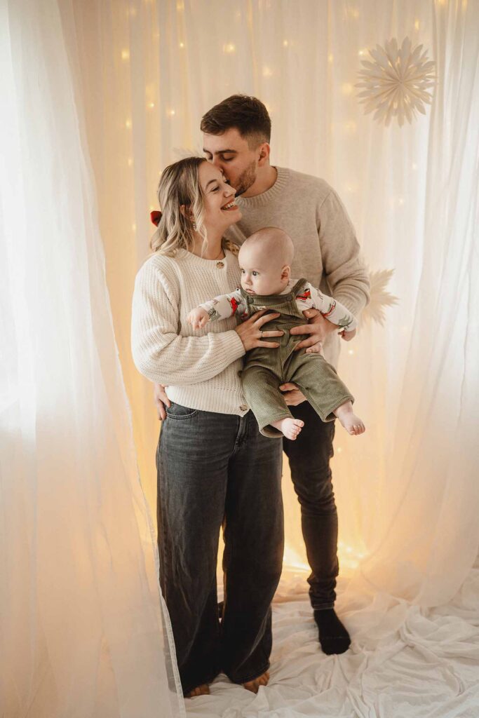 vianocne rodinne fotografie