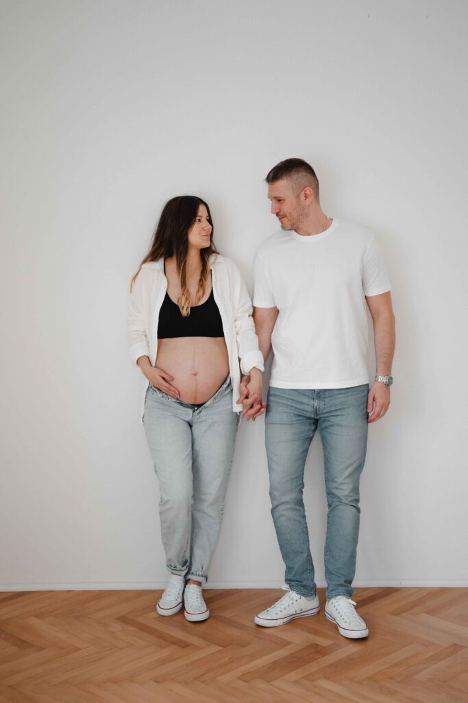 párové fotenie v ateliéri